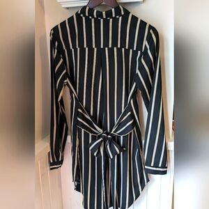 Pinstripe blouse dress    med